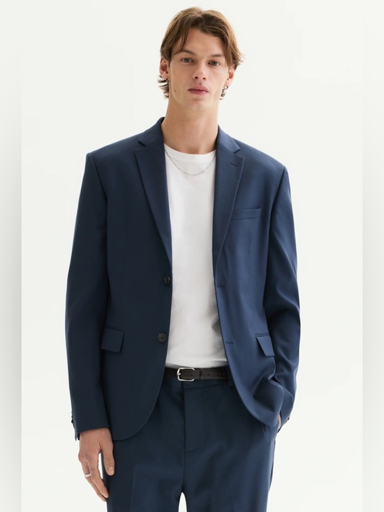 H&M Other - H&M Men’s Blazer Navy Slim Fit 42R